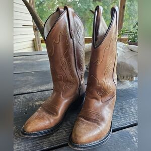 Old West Youth Western Boots Size 4.5D
